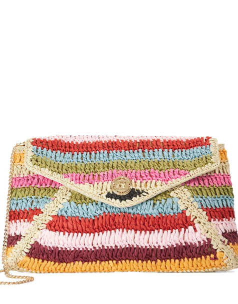 Dune London Essentials clutch bag in multi - view 1