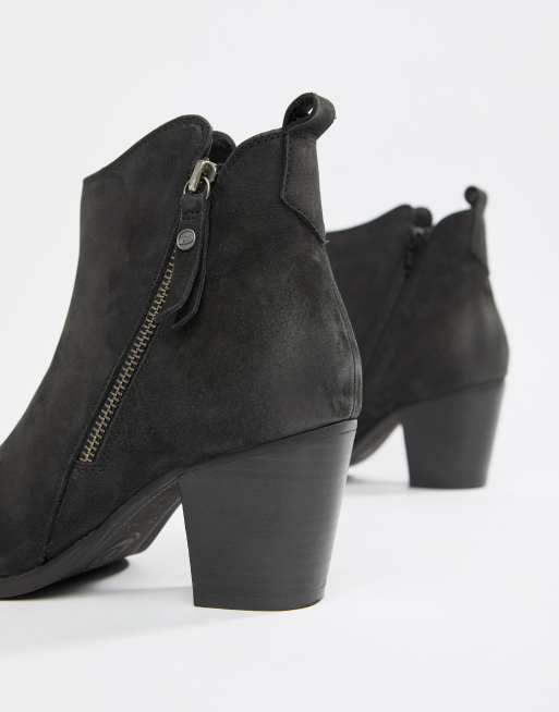 Dune pontoon black hot sale ankle boots