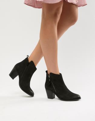 dune pontoon black ankle boots