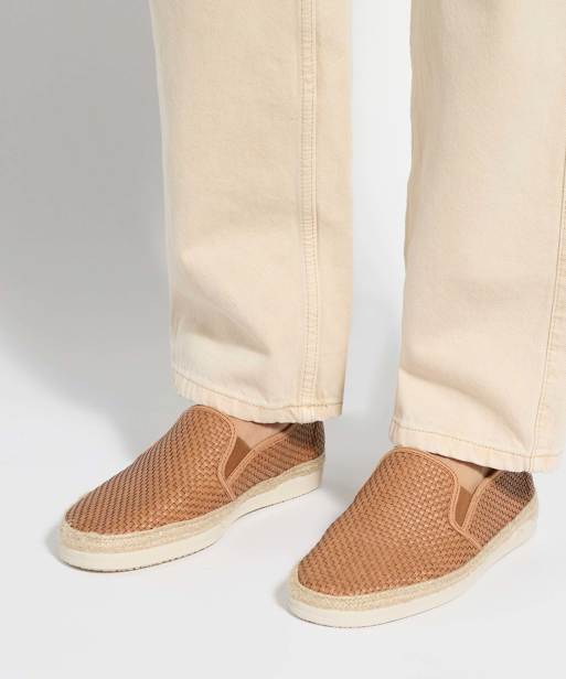 Dune London Fabbien espadrilles in tan, 2 of 4