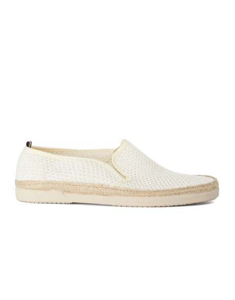 Dune London Fisherr espadrilles in off white - view 1