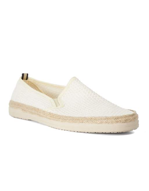 Dune London Fisherr espadrilles in off white, 3 of 4