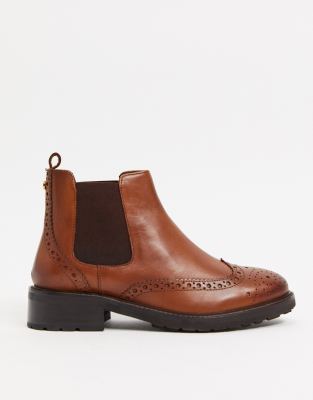 dune flat chelsea boots