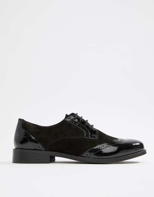 Dune Foxxy Brogues Navy Factory Sale | medialit.org