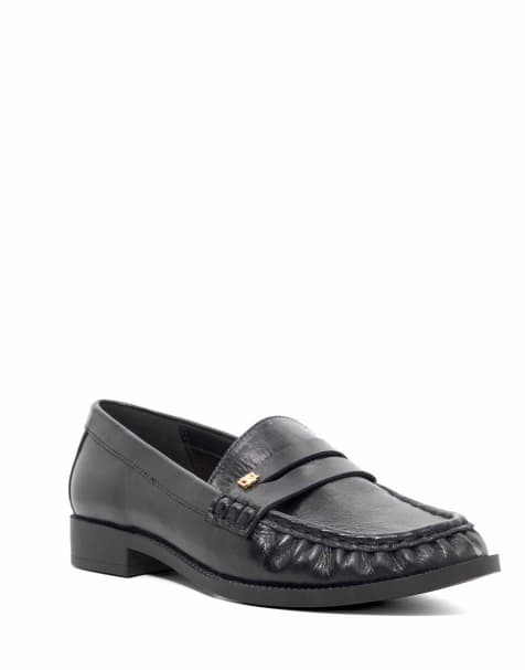Dune London Galex loafers in black - view 1