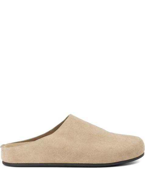 Dune London Galinna mules in taupe - view 1