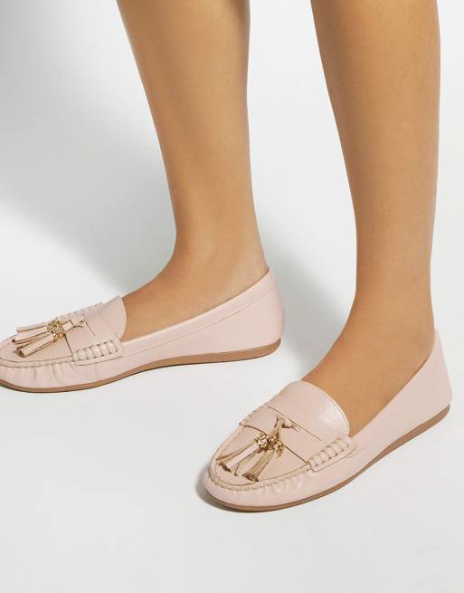 Dune London Geen loafers in blush, 3 of 4