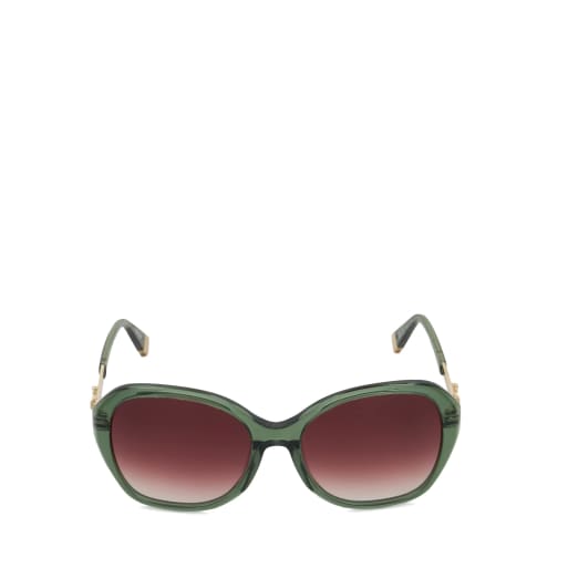 Dune London Georgia Sunglass in green