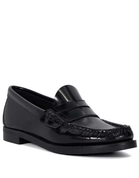 Dune London Ginnie loafers in black - view 1