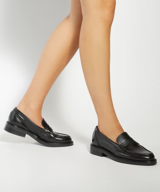 Dune London Giya loafers in black, 3 of 4
