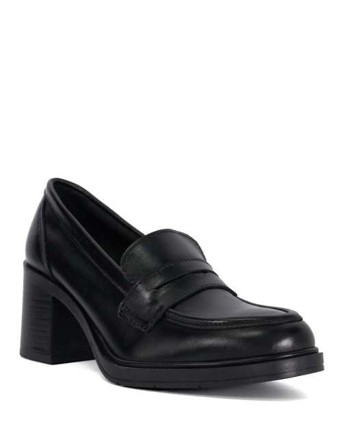 Dune London Glanzer loafers in black, 4 of 4