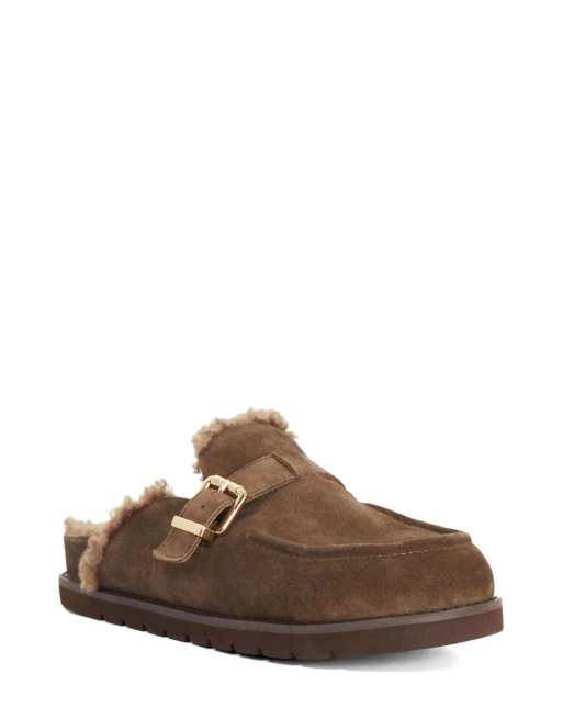 Dune London Gogetter mules in light, 4 of 4