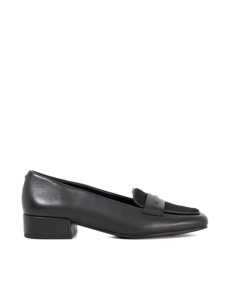 Dune London Gorgeouss loafers in black - view 1