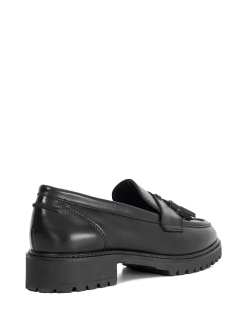 Dune London Gracelyn loafers in black, 2 of 4