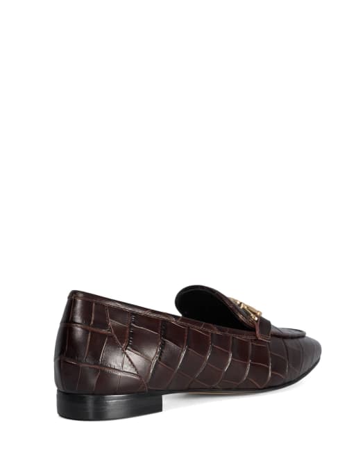 Dune London Grained loafers in brown, 2 of 4