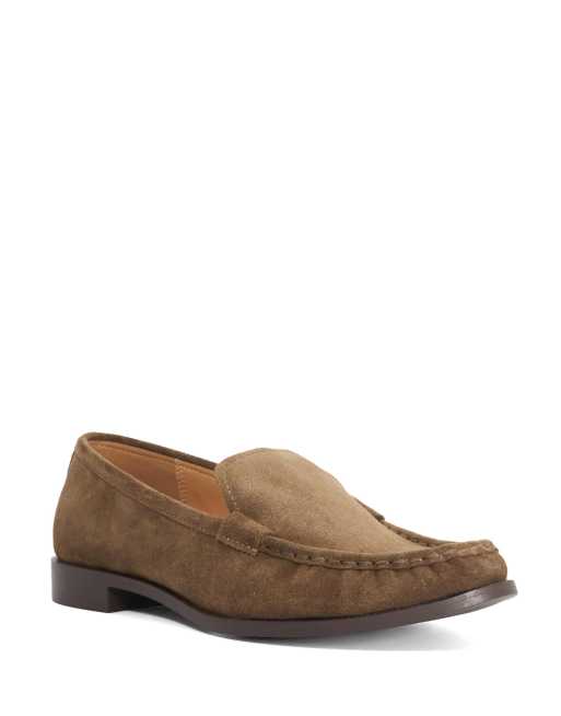 Dune London Grates loafers in light, 3 of 3