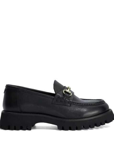 Dune London Grissini loafers in black - view 1