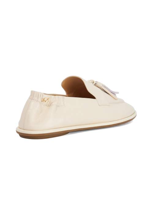Dune London Grounding loafers in ecru, 2 of 4
