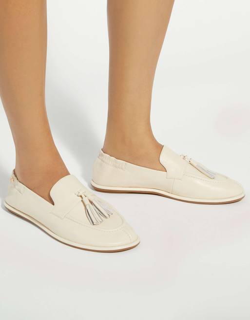 Dune London Grounding loafers in ecru, 3 of 4