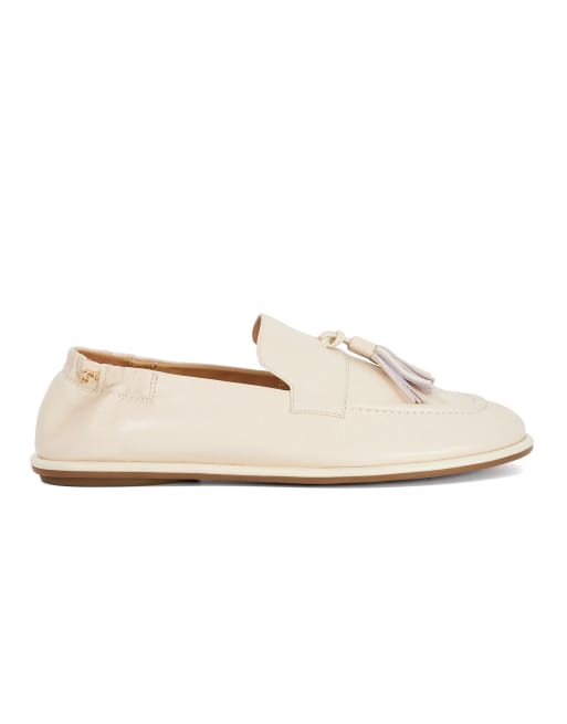 Dune London Grounding loafers in ecru, 4 of 4