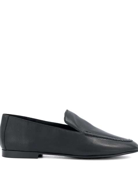 Dune London Gurl loafers in black - view 1