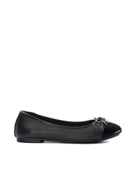 Dune London Hallo ballet pumps shoe in black - view 1