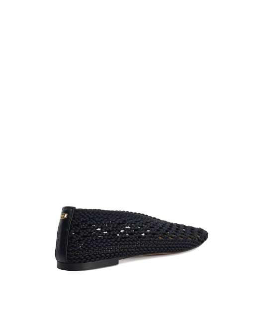 Dune London Harleyn ballet pumps in black, 2 of 4