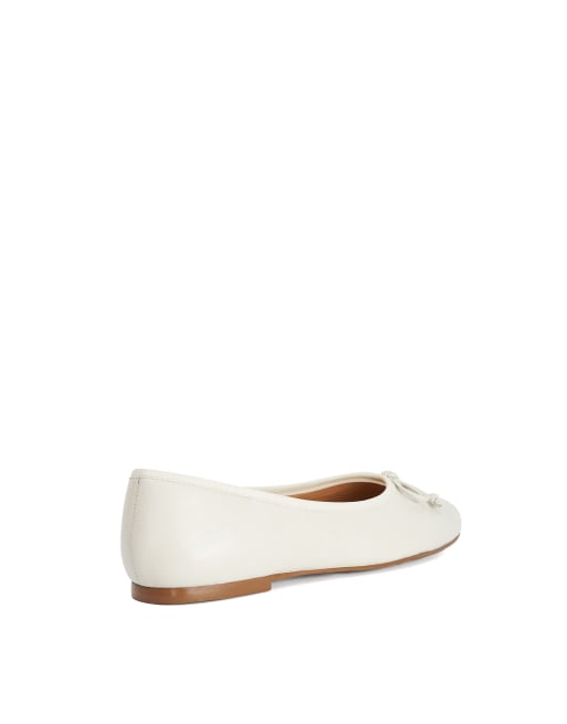 Dune London Harllowe ballet pumps in ecru, 2 of 4