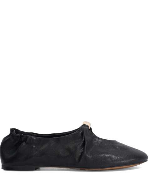 Dune London Havella ballet pumps in black - view 1