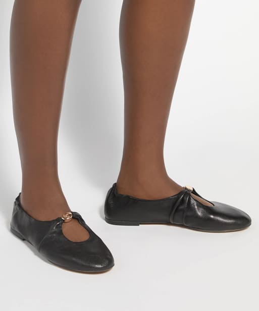 Dune London Havella ballet pumps in black, 3 of 4