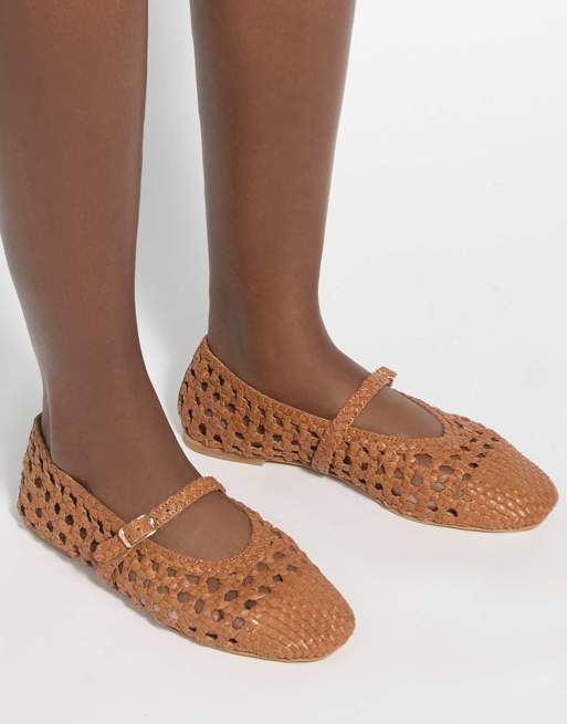 Dune London Hazella mary janes in tan, 3 of 4