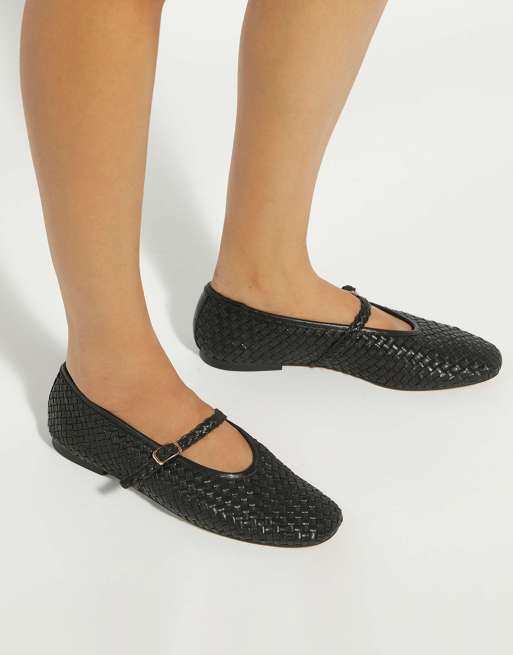 Dune London Headliner ballet pumps in black, 3 of 4