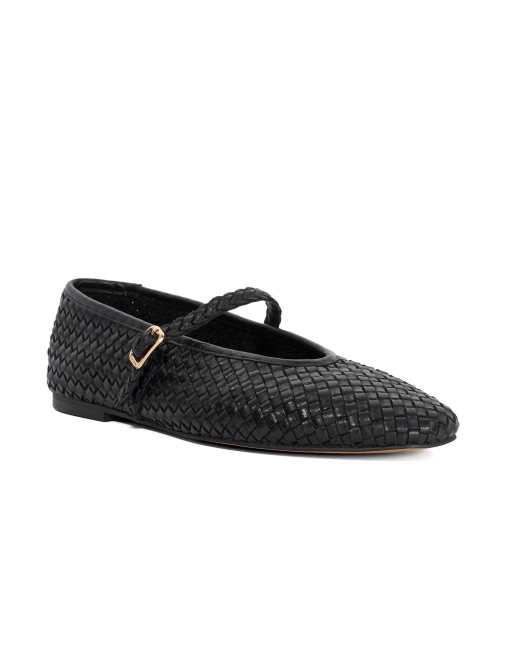 Dune London Headliner ballet pumps in black, 4 of 4
