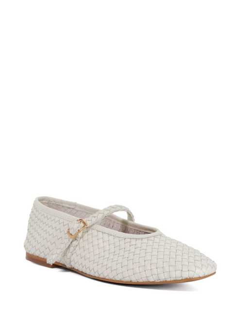 Dune London Headliner ballet pumps in ecru, 4 of 4