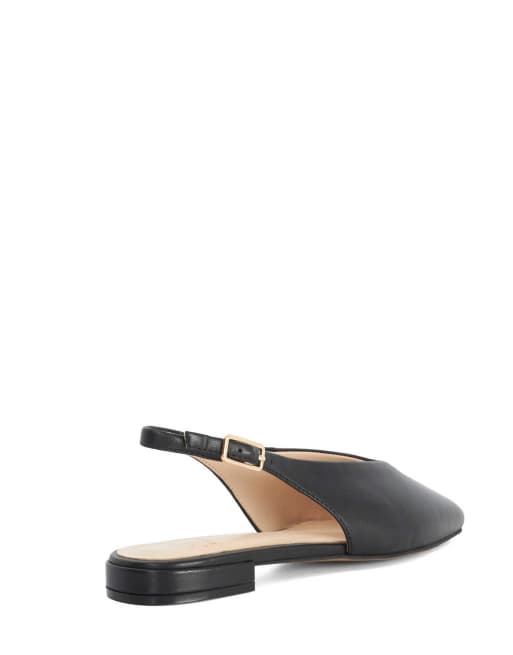 Dune London Heartbeat ballet pumps in black, 2 of 4