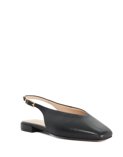 Dune London Heartbeat ballet pumps in black, 4 of 4