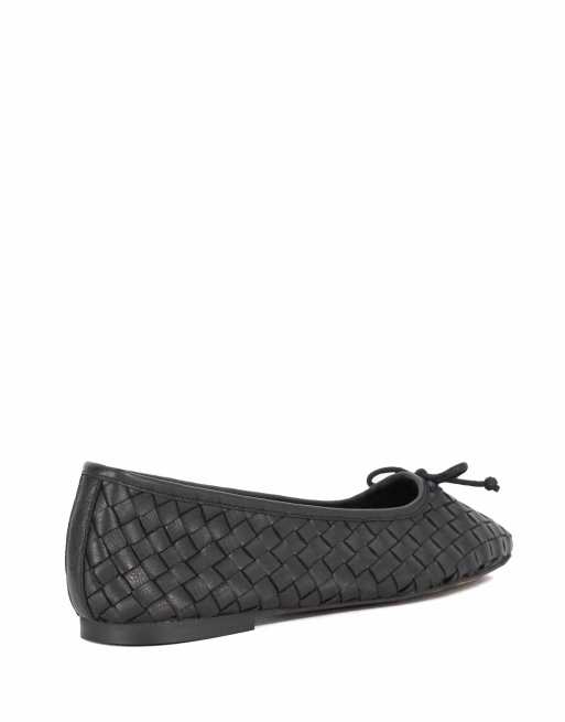 Dune London Heat ballet pumps in black, 2 of 5