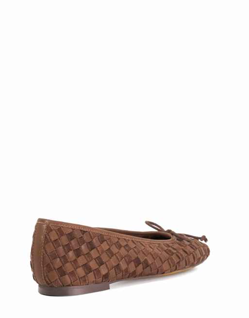 Dune London Heat ballet pumps in brown, 2 of 5