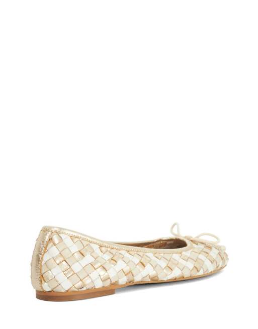 Dune London Heat ballet pumps in cream, 2 of 4