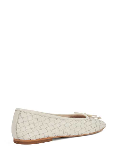 Dune London Heat ballet pumps in ecru, 2 of 4