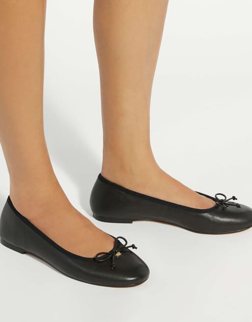 Dune London Helenne ballet pumps in black, 3 of 4