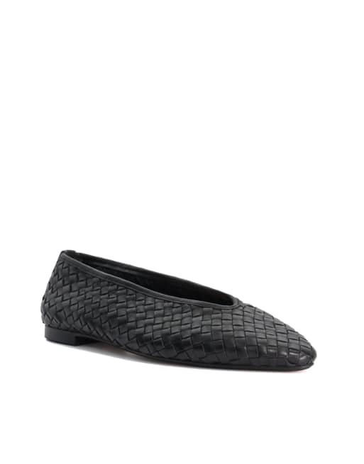 Dune London Henlee ballet pumps in black, 3 of 4
