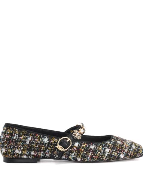 Dune London Hennrietta mary janes in black - view 1