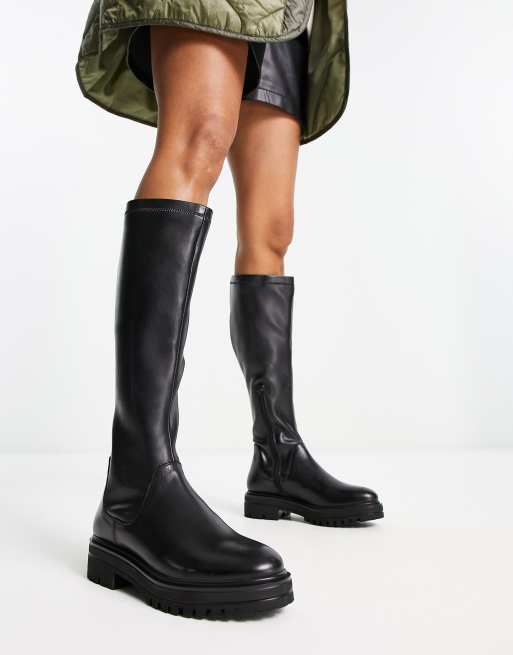 Dune knee shop high boots sale