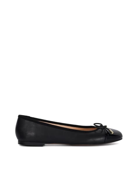 Dune London Highest ballet pumps shoe in black - view 1