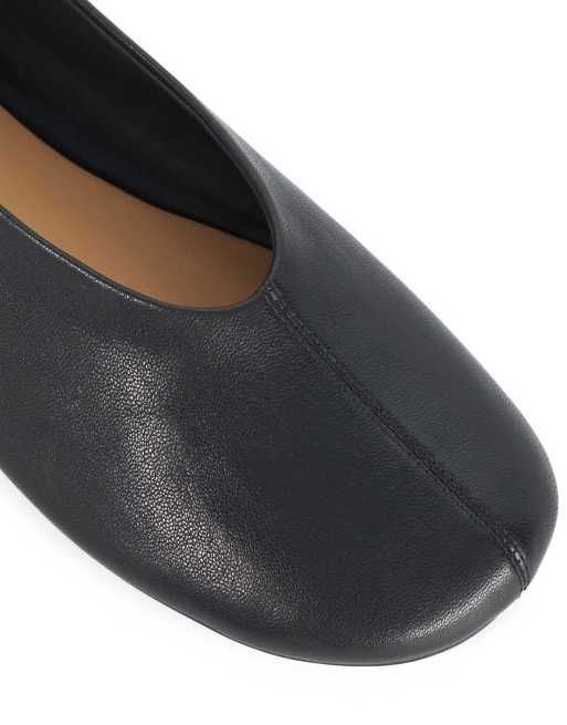 Dune London Highway ballet pumps in black, 3 of 4