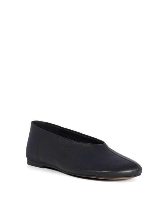 Dune London Highway ballet pumps in black, 4 of 4
