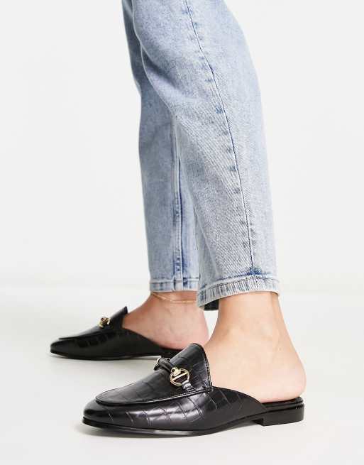 Dune - London - Instaploafers met trens in zwart, 4 van 4