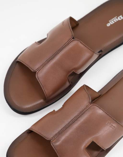 Dune discount tan sliders