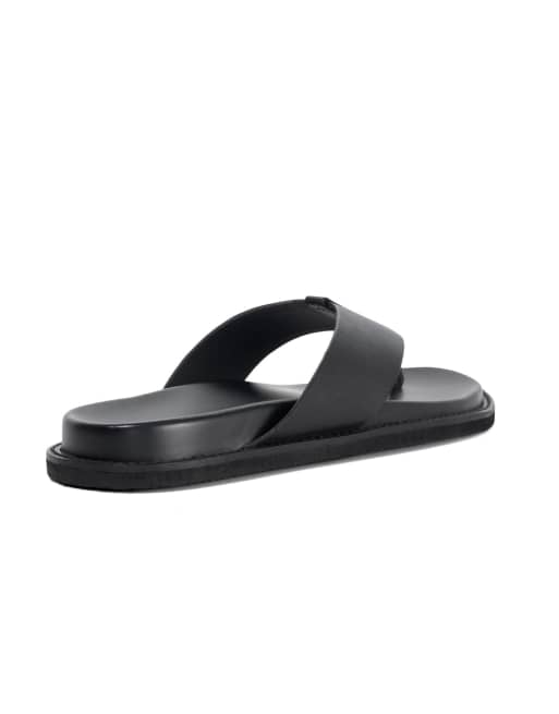 Dune London Irvin smart sandals in black, 2 of 4